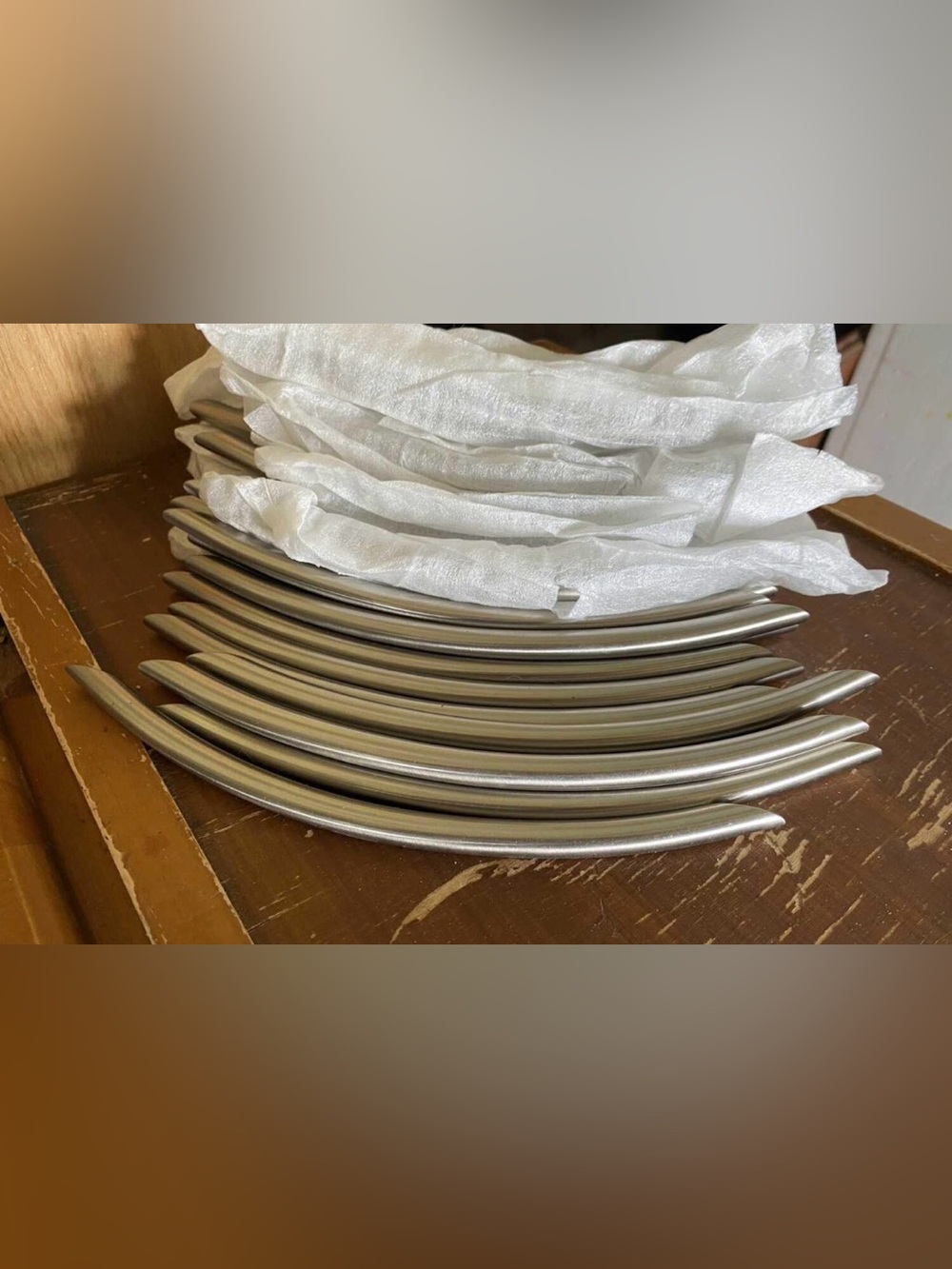 30 pc LONG stainless steel cabinet pulls